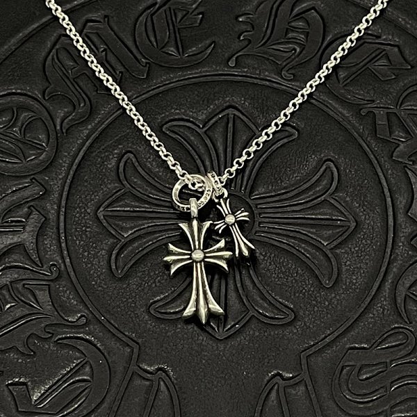 Chrome Hearts Double Cross Ring Pendant (3+ Colorways)